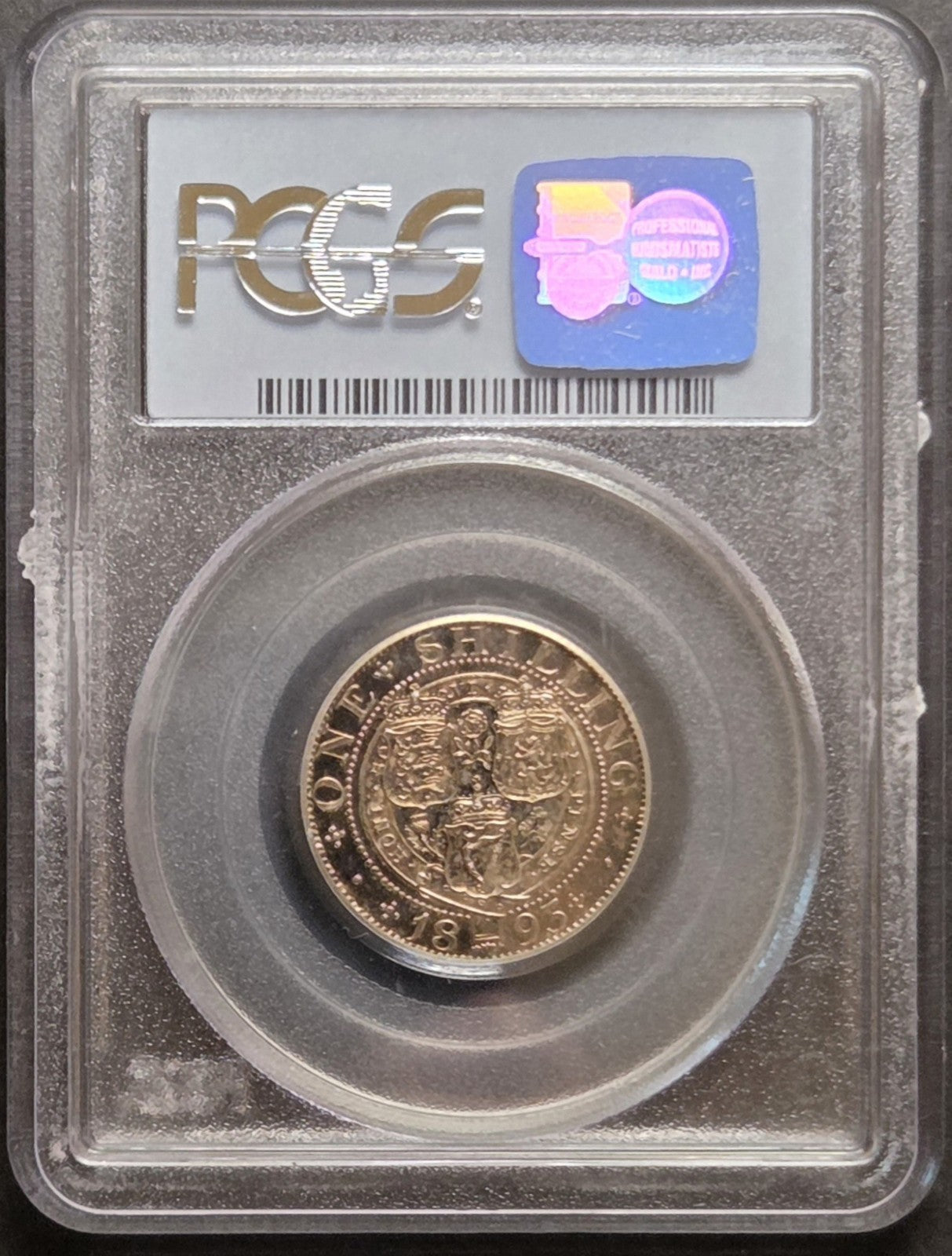 1893 England Shilling, PCGS PR64