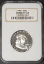 1961 Franklin Half Dollar, NGC PF68 Cameo