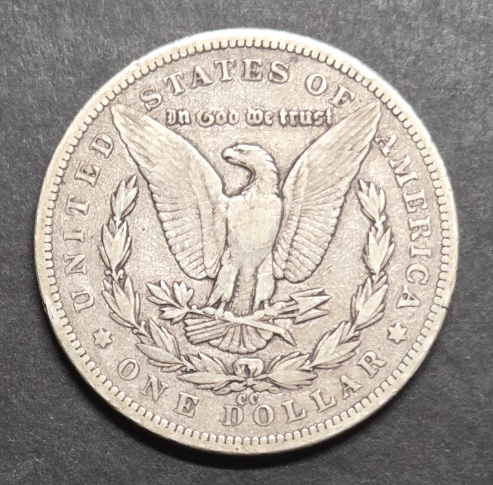 1892-CC Morgan Dollar, VG