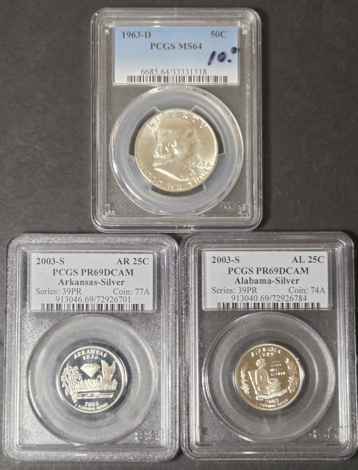 Lot of 12 Miscellaneous PCGS & NGC Slabs