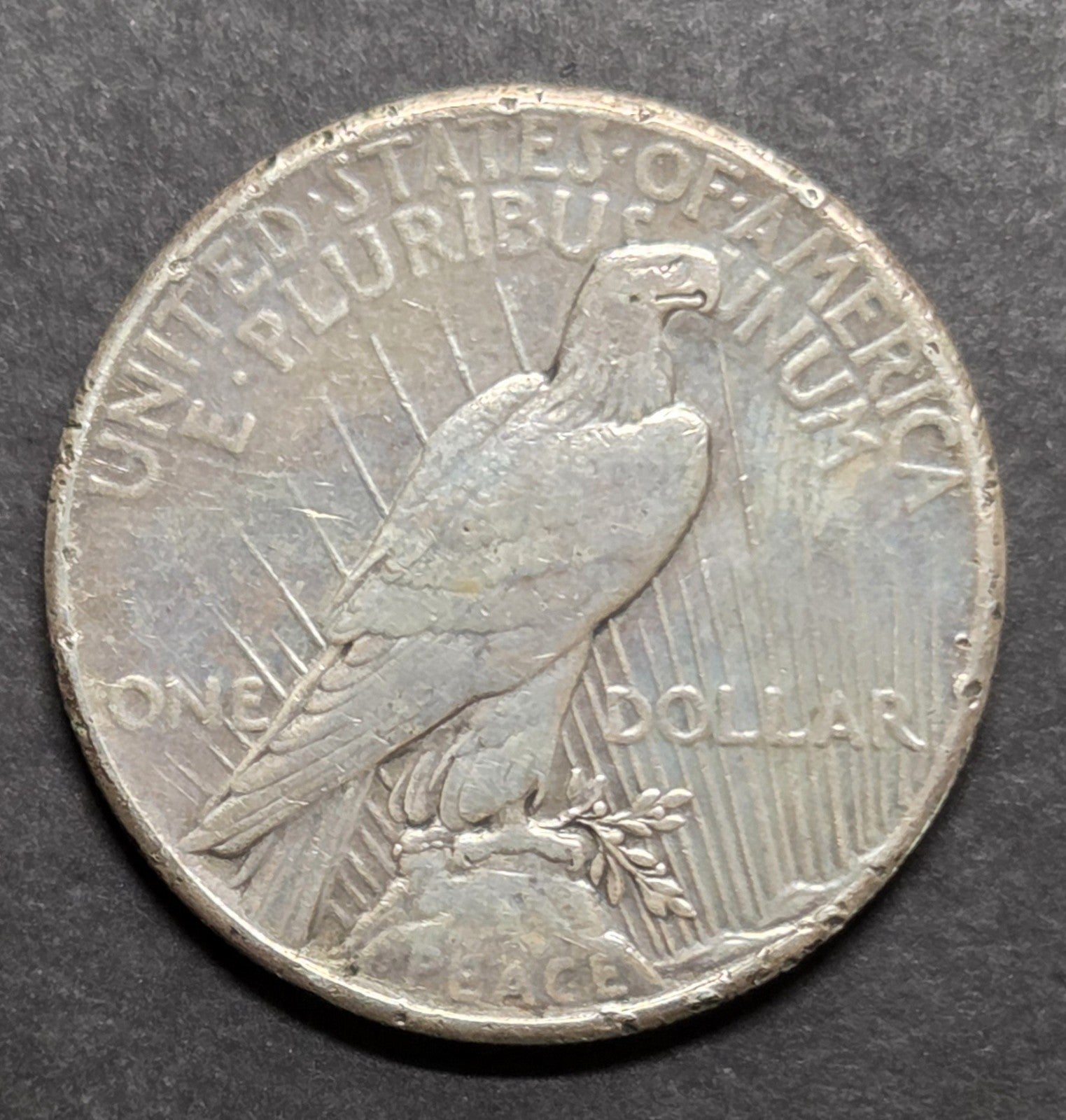 1928 Peace Dollar, Fine, Cleaned