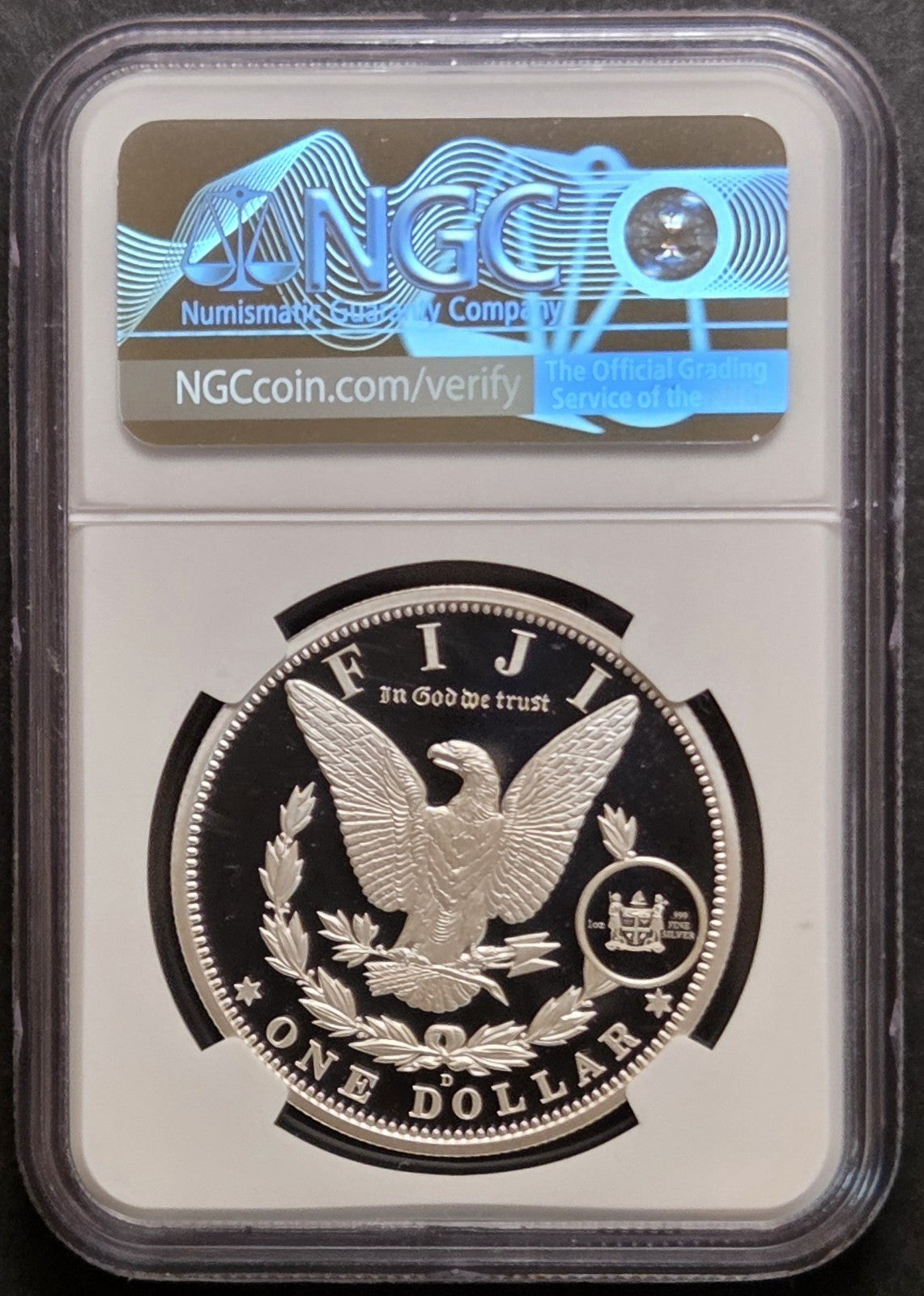 2023 Fiji $1 Morgan, D Privy, NGC PF70 UC