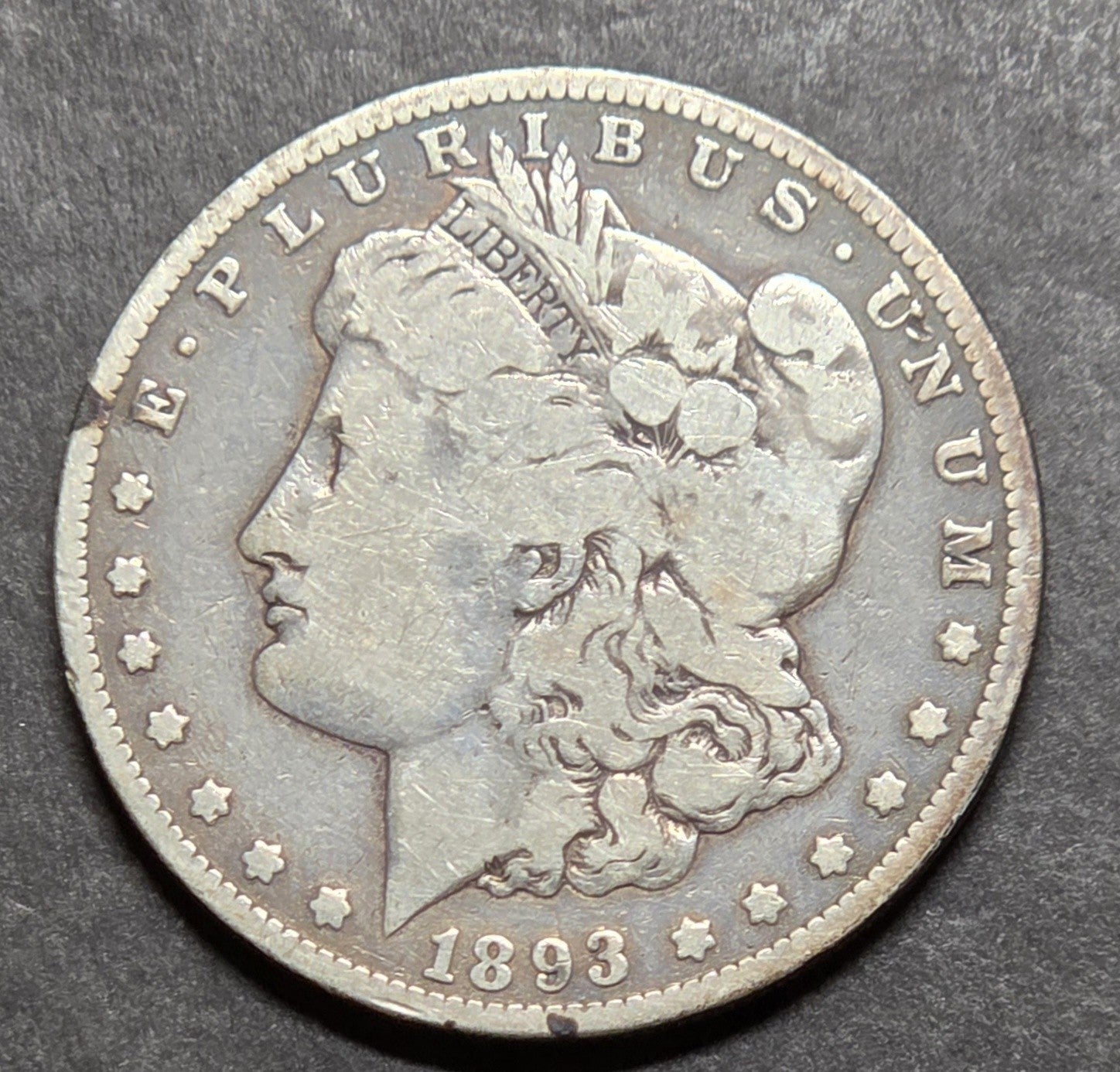 1893-O Morgan Dollar, VG Details