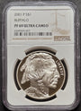 2001-P Buffalo Commemorative, NGC PF69 UC