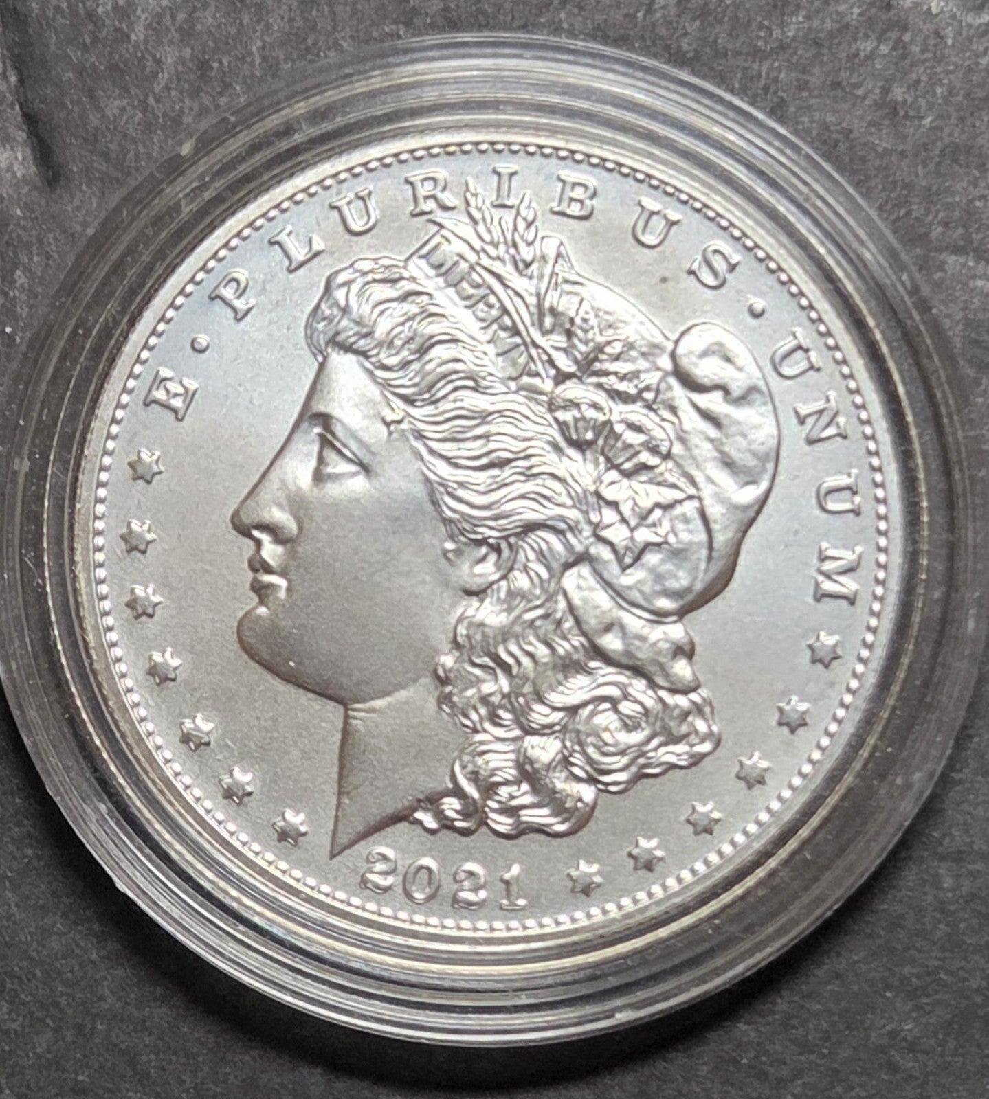 2021-O Morgan Dollar, Uncirculated w/Box & COA