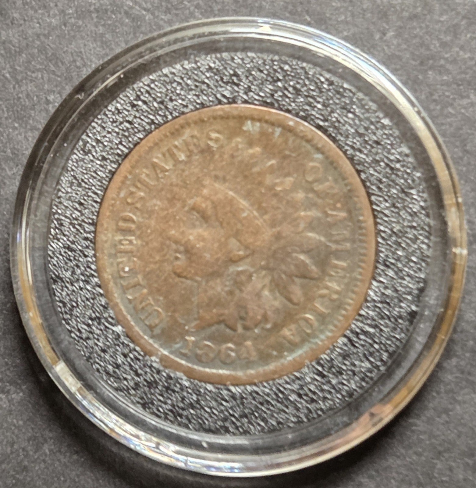 1864-L Indian Head Cent, Fine