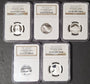 Lot of 12 Miscellaneous PCGS & NGC Slabs