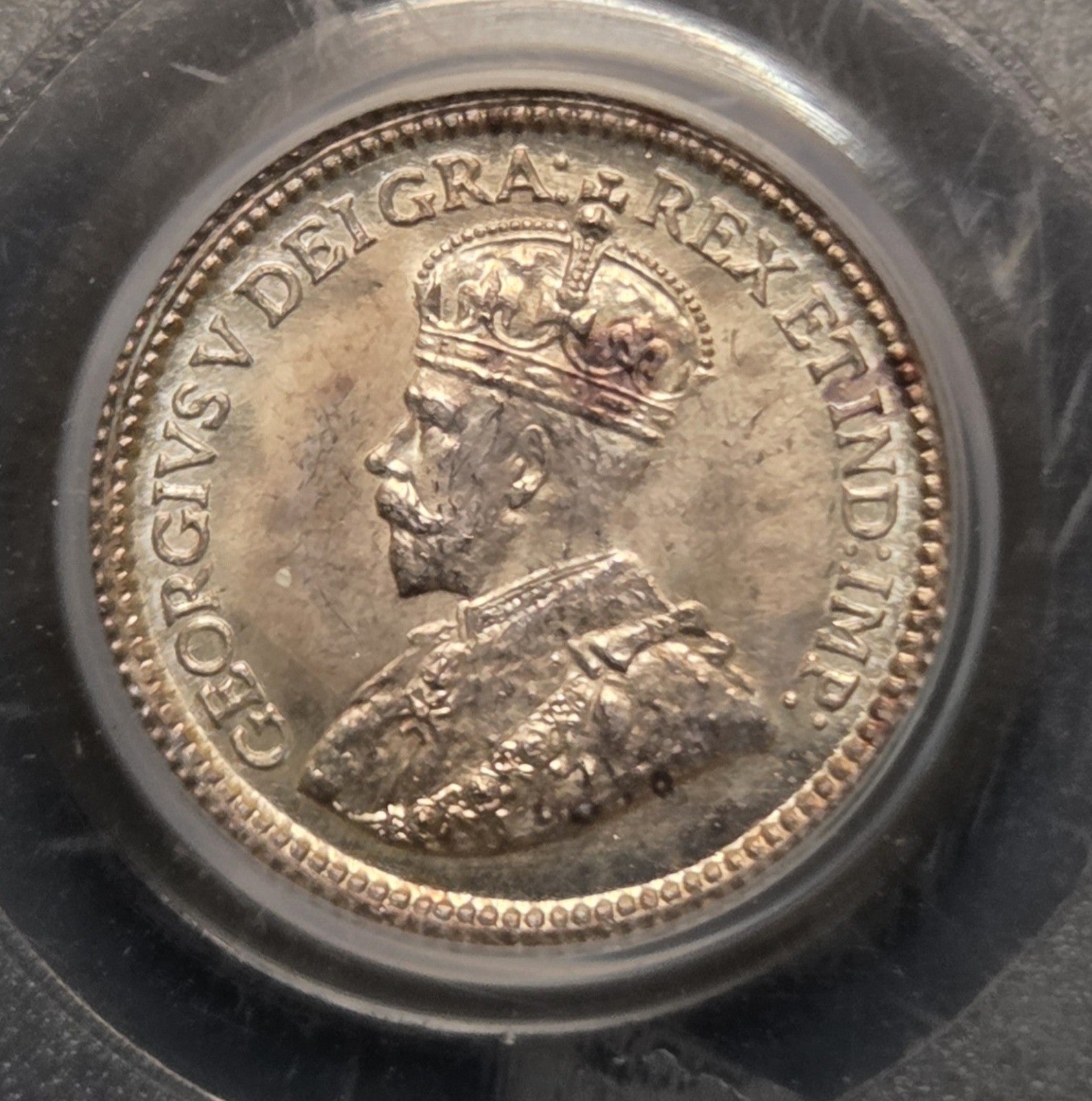 1913 Canada Five Cents, PCGS MS65