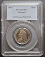 1893 England Shilling, PCGS PR64