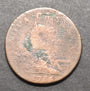 1786 New Jersey Copper, Wide Shield, Good Details