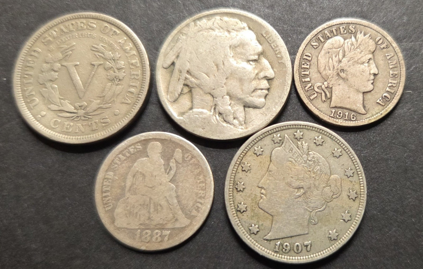Lot of 56 Old U.S. Coins, Good or Better