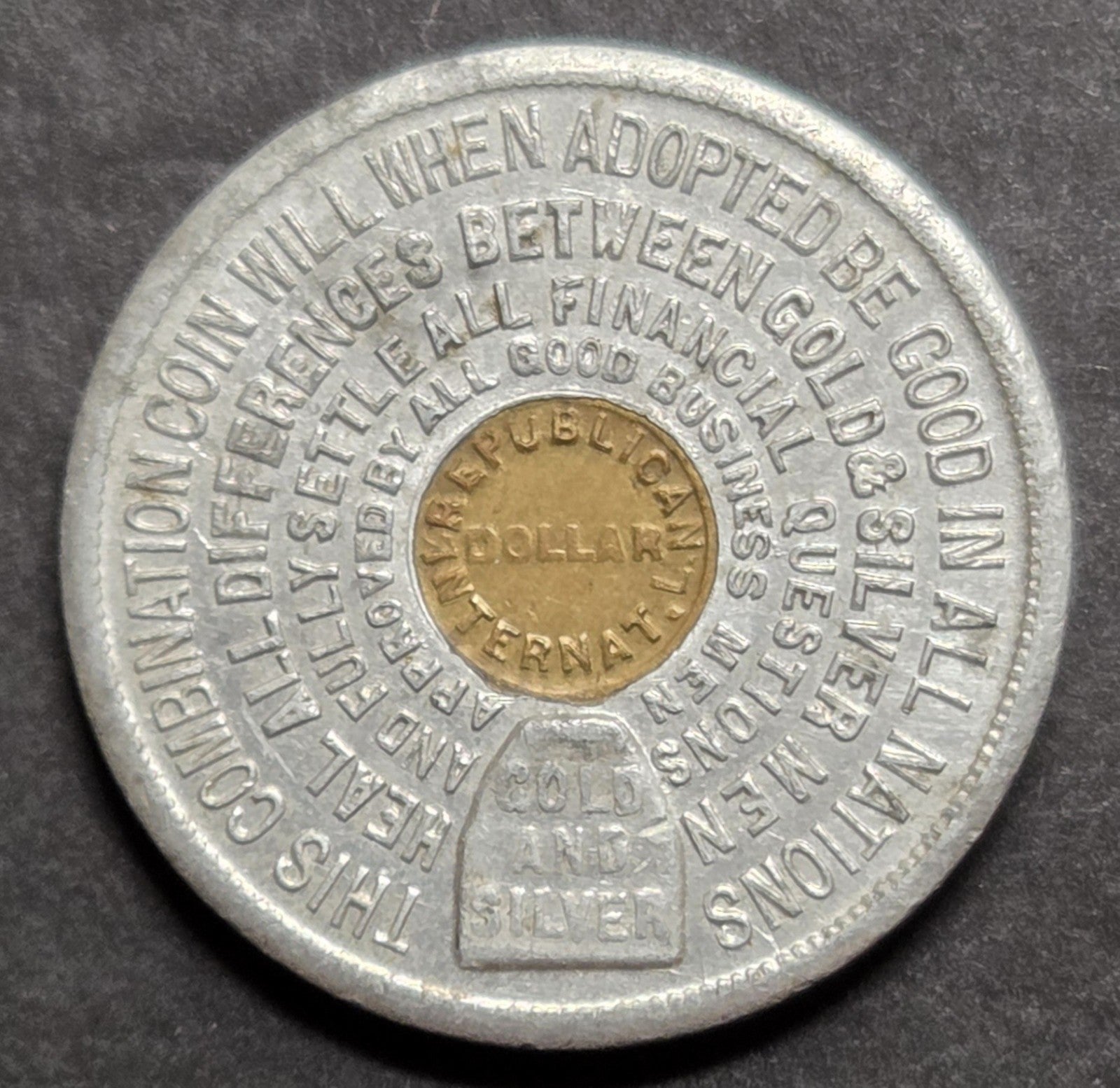 1897 Bickford Dollar, HK-835, XF
