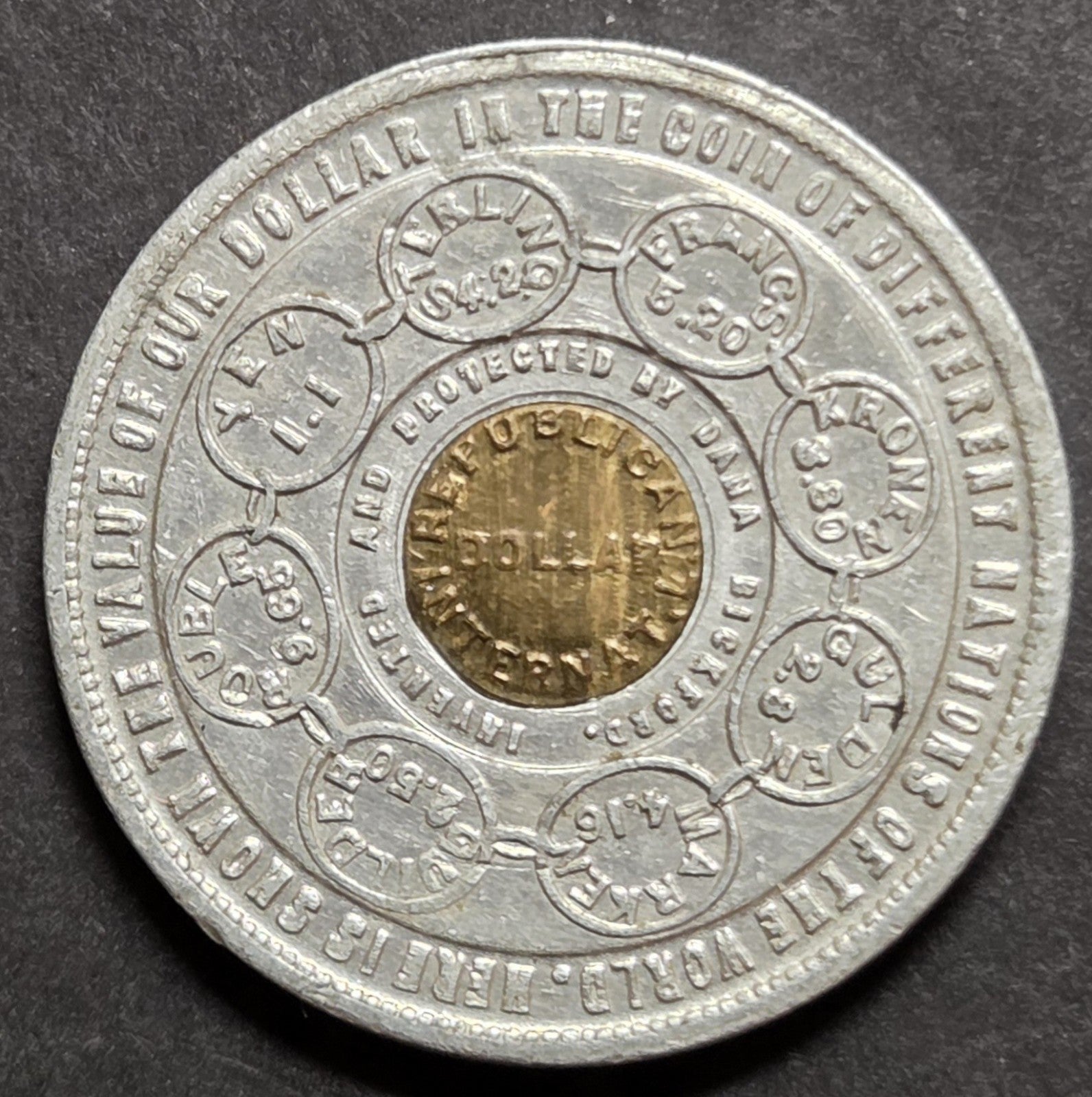 1897 Bickford Dollar, HK-835, XF