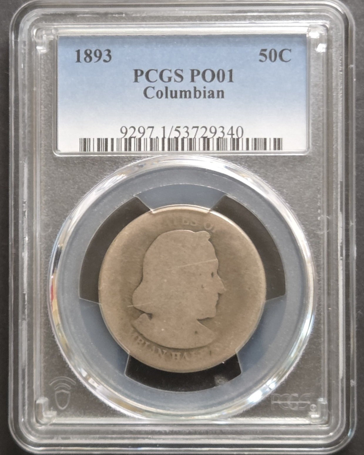 1893 Columbian Half Dollar, PCGS PO01