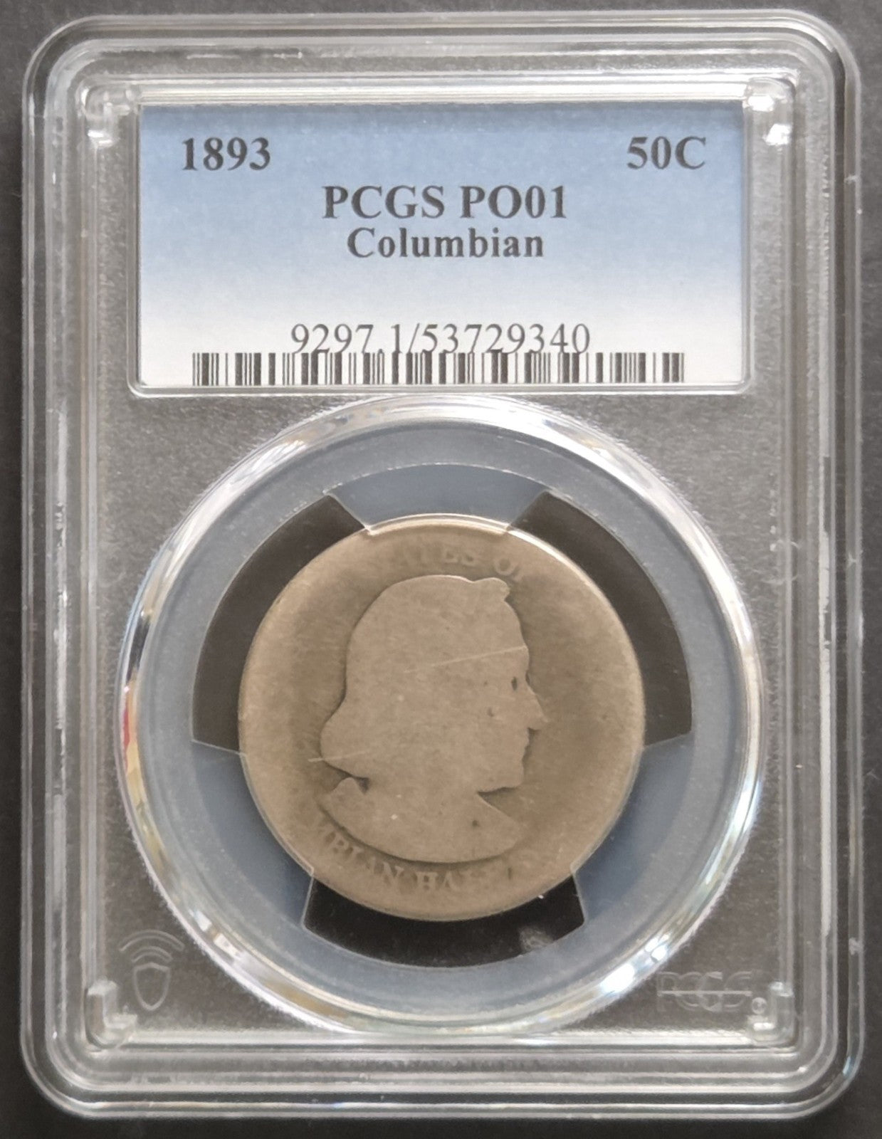 1893 Columbian Half Dollar, PCGS PO01