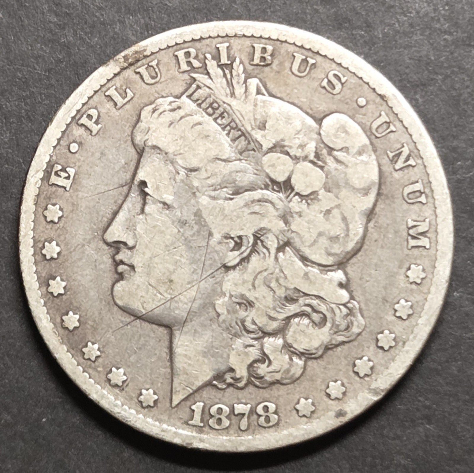 1878-CC Morgan Dollar, VG Details