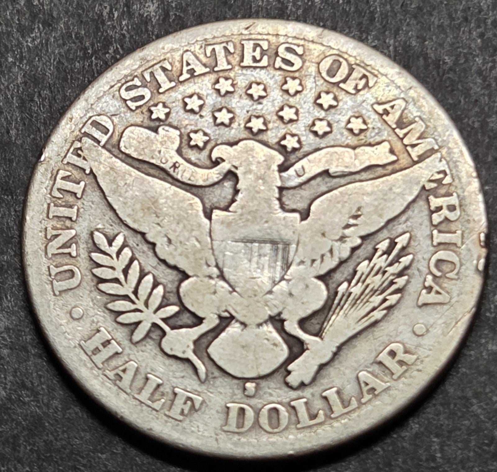 1893-S Barber Half Dollar, Good, Rim Ding