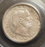 1890 Netherlands Dime, PCGS MS66