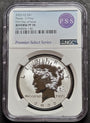 2022 Fiji $1 Peace Dollar, S Privy, NGC Reverse PF70