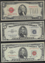 Large Lot of U.S. Paper Money, Assorted Denominations, Good to Unc.