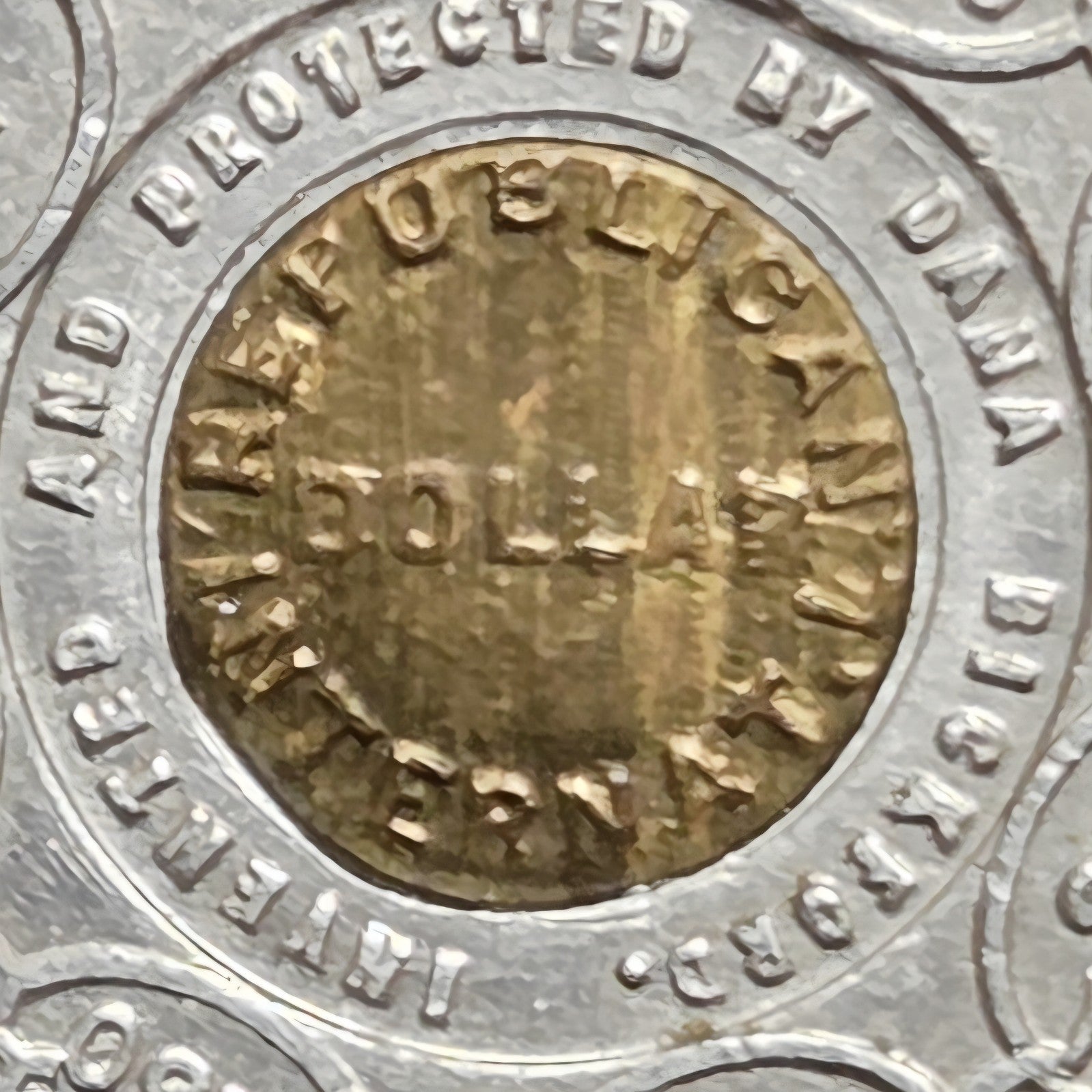 1897 Bickford Dollar, HK-835, XF